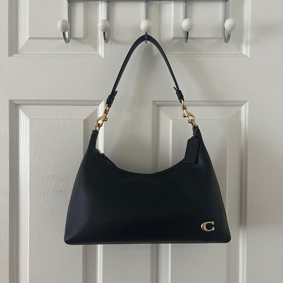 Coach Handbags - Coach Juliet shoulder bag black with gold hardware